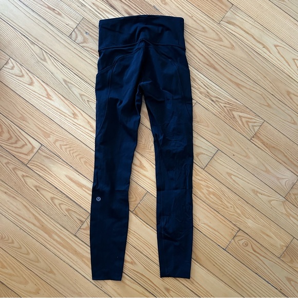 Lululemon fast and free running leggings black 2 - Picture 5 of 7